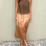 Casual Gradient Dress in Heather