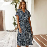 Faelina - Floral Print Summer Dress