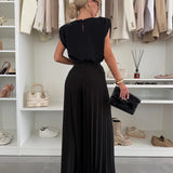 Marian - Chic Pleated Ensemble