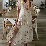 Michaela - Bohemian Dress with Tummy Coverage