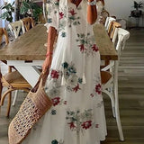 LUNA | Easygoing Bohemian Midi Dress
